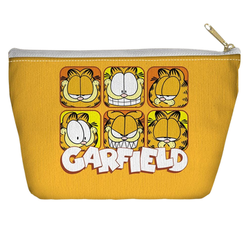 Garfield Faces - Straight Bottom Accessory tapered bottom pouch