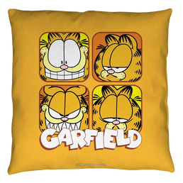 Garfield Faces Throw Pillow Throw Pillows Garfield   