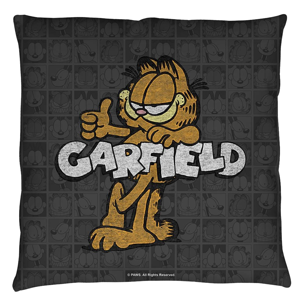 Garfield Retro Throw Pillow Throw Pillows Garfield   