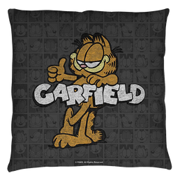 Garfield Retro Throw Pillow Throw Pillows Garfield   