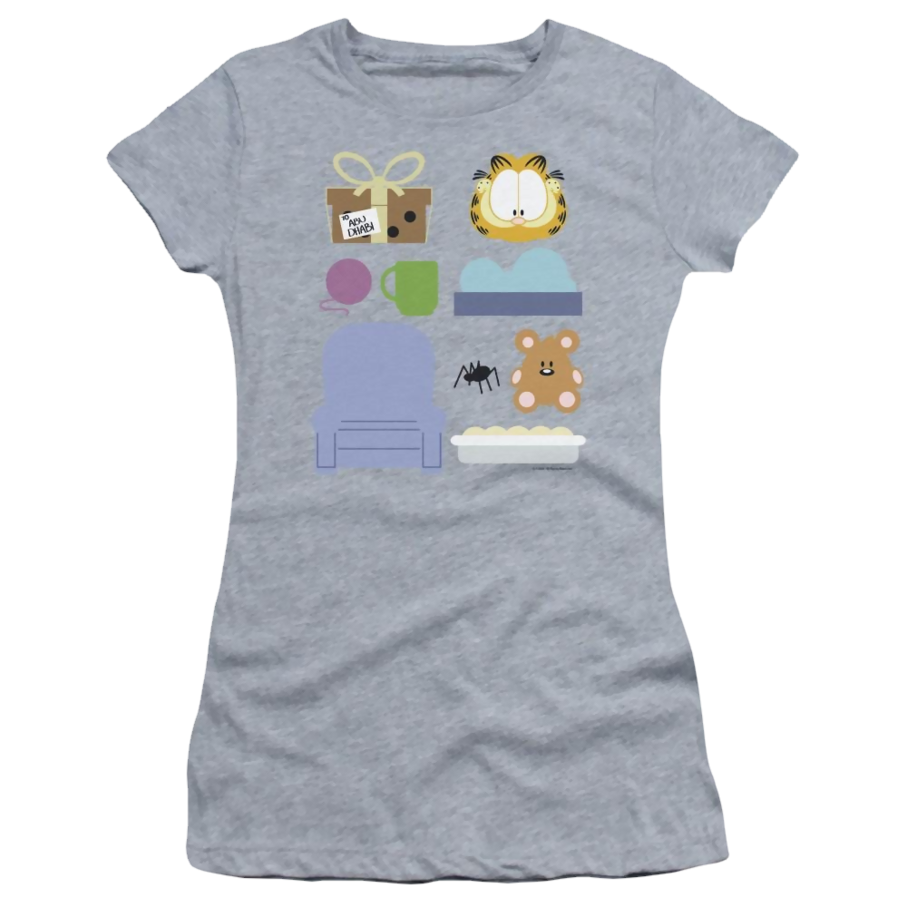 Garfield Gift Set - Juniors T-Shirt Juniors T-Shirt Garfield   