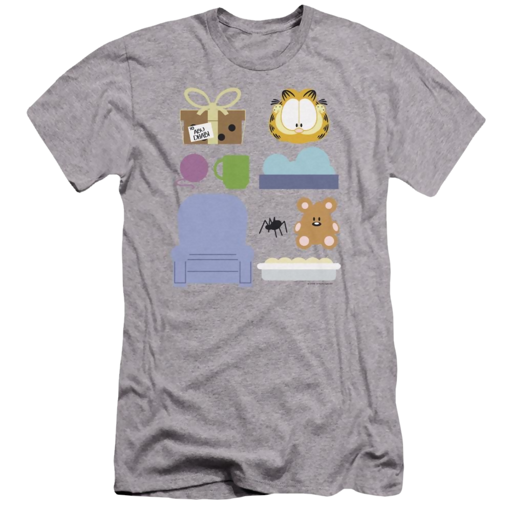 Garfield Gift Set - Men's Premium Slim Fit T-Shirt Men's Premium Slim Fit T-Shirt Garfield   
