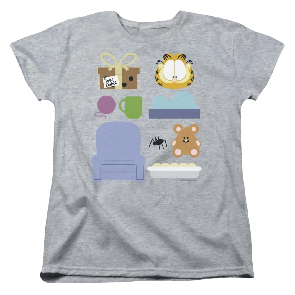 Garfield Gift Set - Women's T-Shirt Women's T-Shirt Garfield   