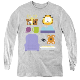 Garfield Gift Set - Youth Long Sleeve T-Shirt Youth Long Sleeve T-Shirt Garfield   