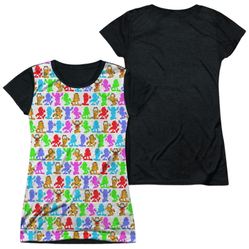 Garfield Silhouettes - Juniors Black Back T-Shirt Juniors Black Back T-Shirt Garfield   