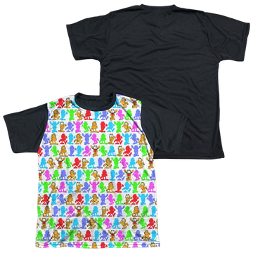 Garfield Silhouettes youth black back t-shirt for ages 8 to 12