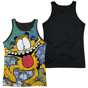 Garfield Goofy Face men's black back tank