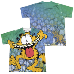 Garfield Goofy Face - Youth All-Over Print T-Shirt (Ages 8-12) Youth All-Over Print T-Shirt (Ages 8-12) Garfield   