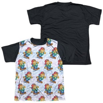 Garfield Cool Cat youth black back t-shirt for ages 8 to 12