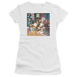 Garfield Odie Tree - Juniors T-Shirt Juniors T-Shirt Garfield   