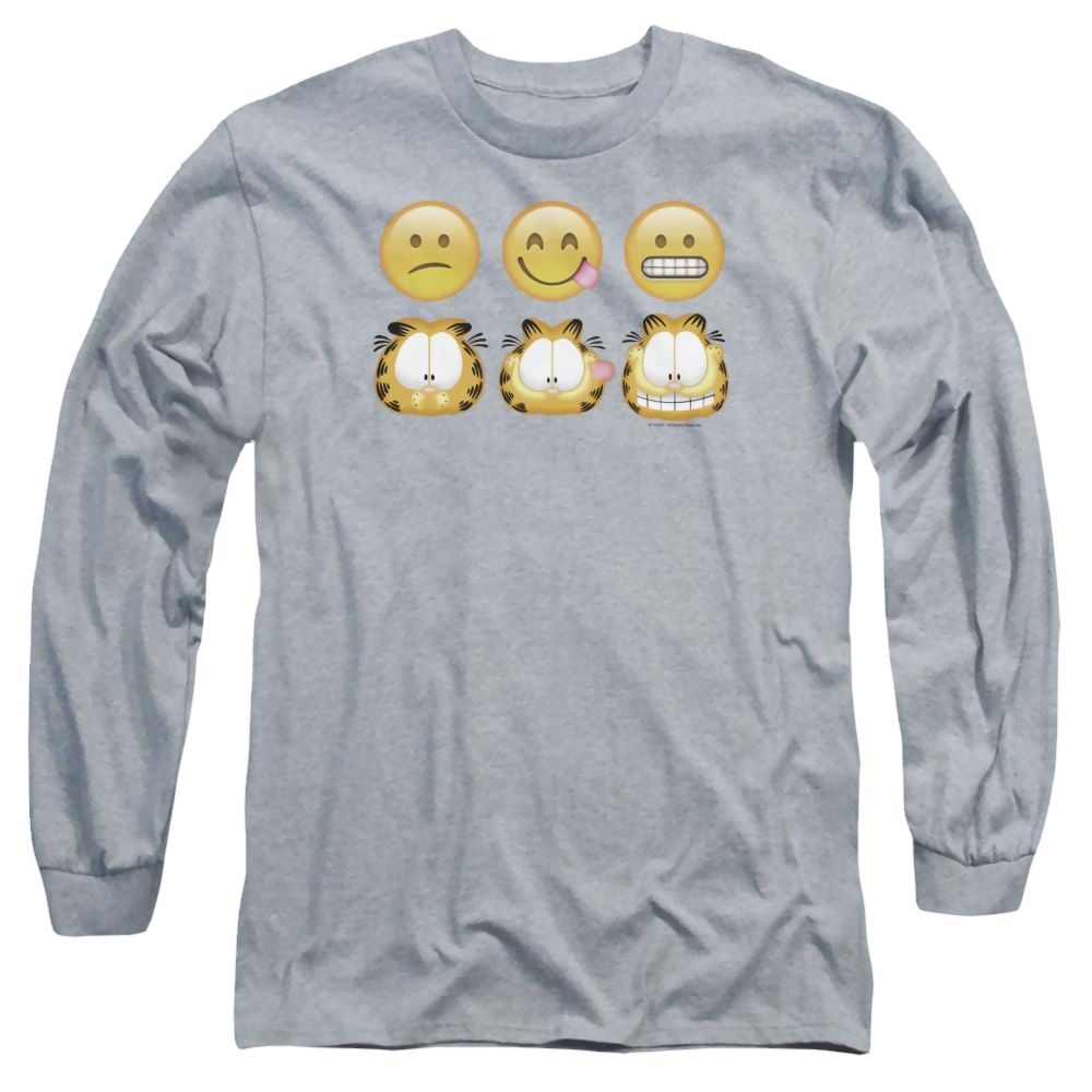 Garfield Emojis - Men's Long Sleeve T-Shirt Men's Long Sleeve T-Shirt Garfield   