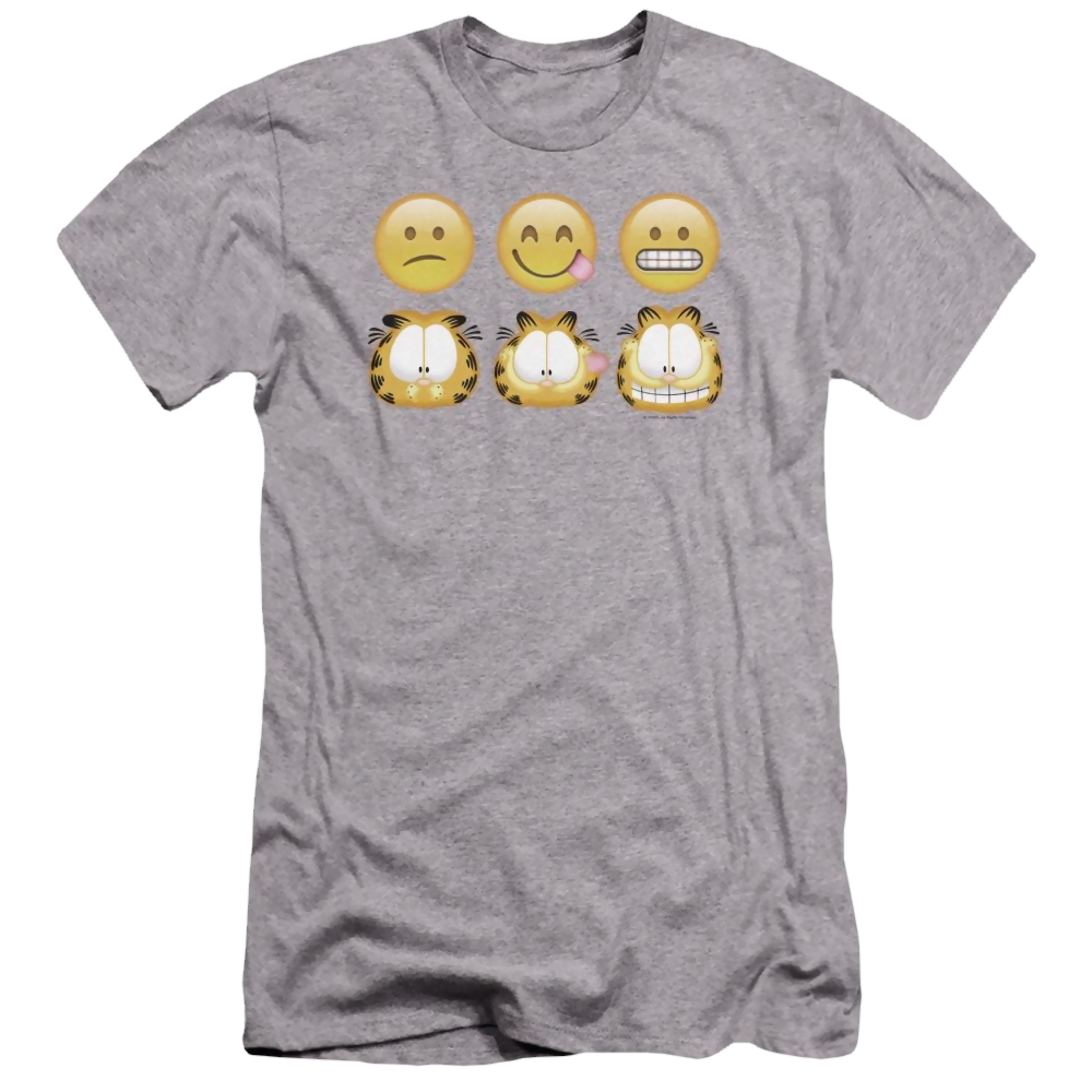 Garfield Emojis - Men's Premium Slim Fit T-Shirt Men's Premium Slim Fit T-Shirt Garfield   