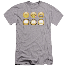Garfield Emojis - Men's Premium Slim Fit T-Shirt Men's Premium Slim Fit T-Shirt Garfield   
