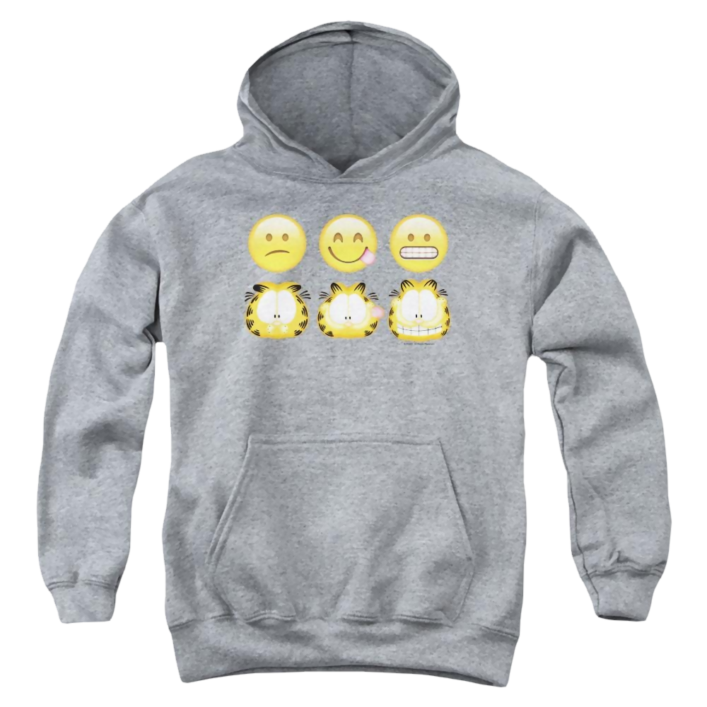 Garfield Emojis - Youth Hoodie (Ages 8-12) Youth Hoodie (Ages 8-12) Garfield   