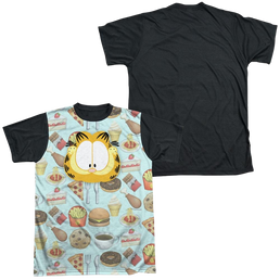 Garfield Cat Food - Men's Black Back T-Shirt Men's Black Back T-Shirt Garfield   