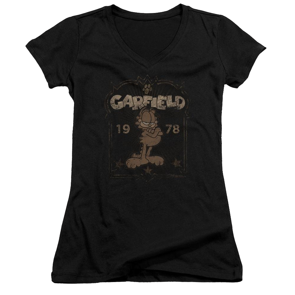 Garfield Est 1978 - Juniors V-Neck T-Shirt Juniors V-Neck T-Shirt Garfield   