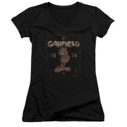 Garfield Est 1978 - Juniors V-Neck T-Shirt Juniors V-Neck T-Shirt Garfield   