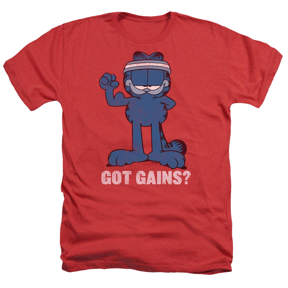 Garfield Got Gains - Men's Heather T-Shirt Men's Heather T-Shirt Garfield   