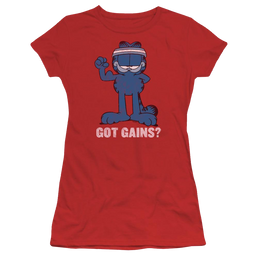 Garfield Got Gains - Juniors T-Shirt Juniors T-Shirt Garfield   