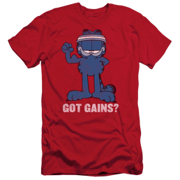 Garfield Got Gains - Men's Slim Fit T-Shirt Men's Slim Fit T-Shirt Garfield   