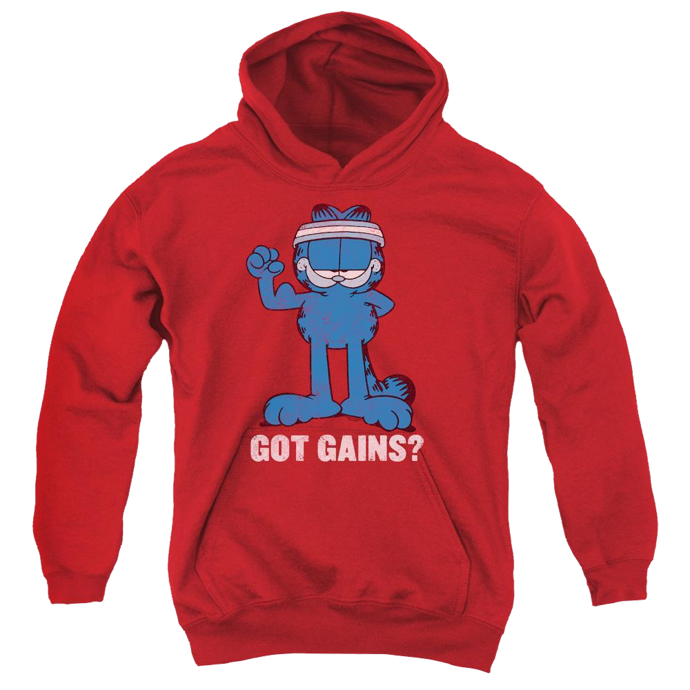 Garfield Got Gains - Youth Hoodie (Ages 8-12) Youth Hoodie (Ages 8-12) Garfield   