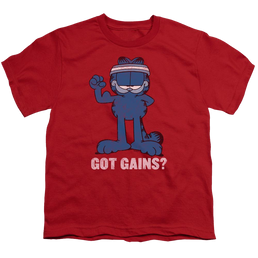 Garfield Got Gains - Youth T-Shirt (Ages 8-12) Youth T-Shirt (Ages 8-12) Garfield   