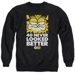 Garfield 40 Looks - Men's Crewneck Sweatshirt Men's Crewneck Sweatshirt Garfield   