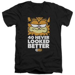 Garfield 40 Looks - Men's V-Neck T-Shirt Men's V-Neck T-Shirt Garfield   