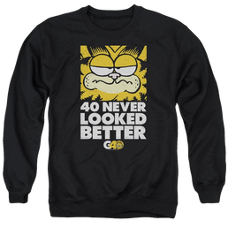 Garfield 40 Looks - Men's Crewneck Sweatshirt Men's Crewneck Sweatshirt Garfield   