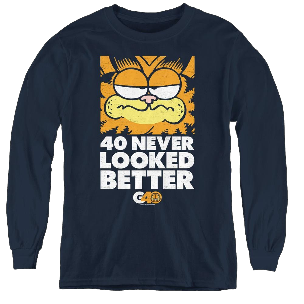 Garfield 40 Looks - Youth Long Sleeve T-Shirt Youth Long Sleeve T-Shirt Garfield   