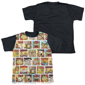 Garfield 40th Collage - Youth Black Back T-Shirt (Ages 8-12) Youth Black Back T-Shirt (Ages 8-12) Garfield   