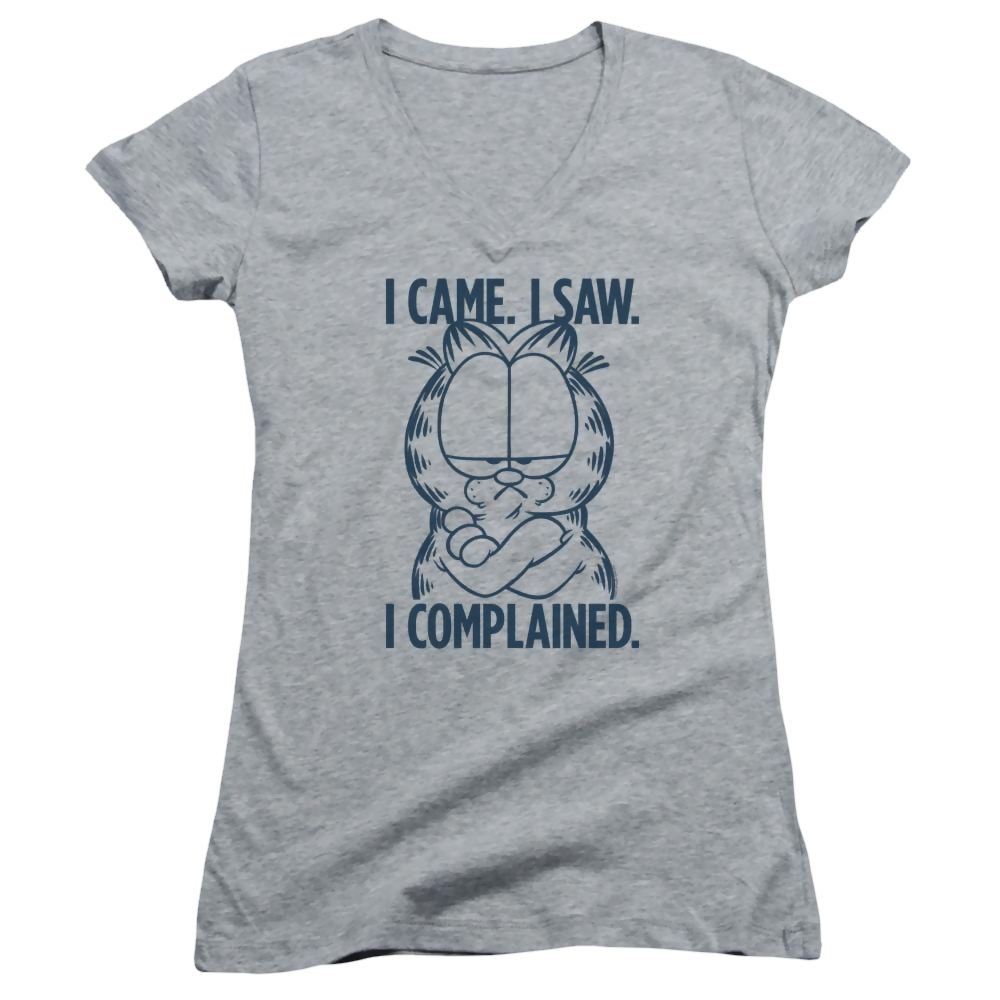 Garfield I Complained - Juniors V-Neck T-Shirt Juniors V-Neck T-Shirt Garfield   