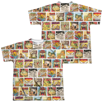 Garfield Collage youth all-over print t-shirt for ages 8 to 12