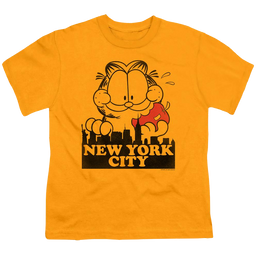 Garfield Big Apple - Youth T-Shirt Youth T-Shirt (Ages 8-12) Garfield   