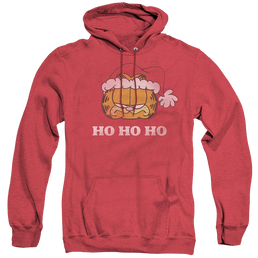 Garfield Ho Ho Ho - Heather Pullover Hoodie Heather Pullover Hoodie Garfield   