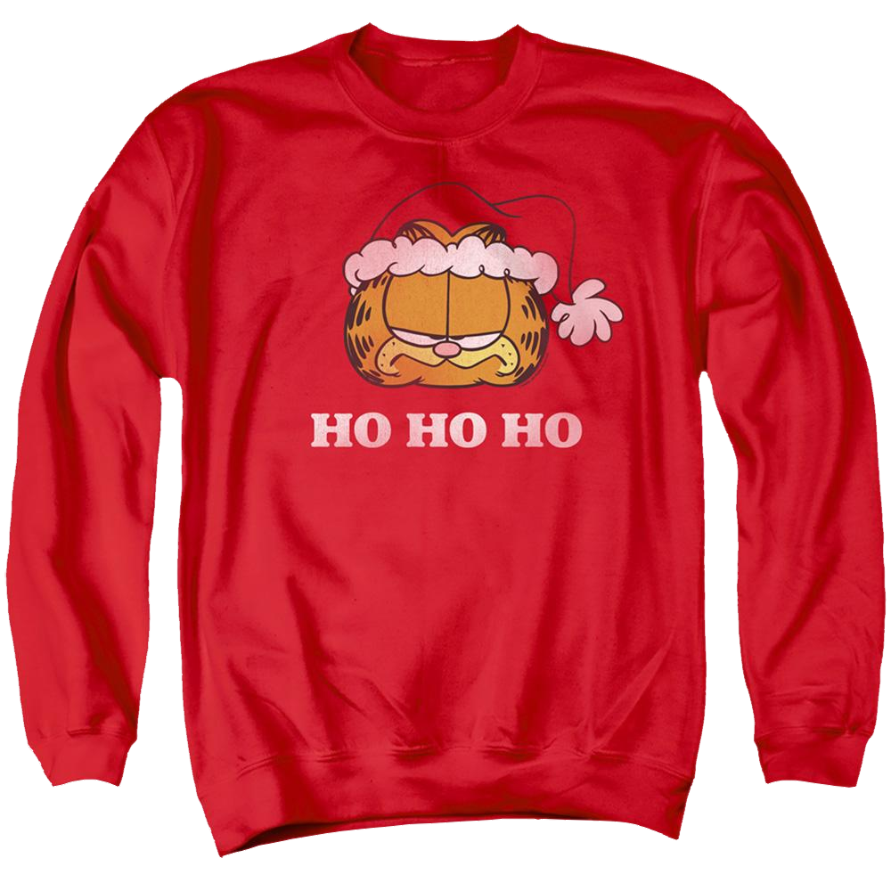 Garfield Ho Ho Ho - Men's Crewneck Sweatshirt Men's Crewneck Sweatshirt Garfield   