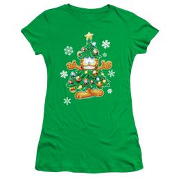 Garfield Tree - Juniors T-Shirt Juniors T-Shirt Garfield   