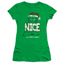 Garfield A Little Naughty - Juniors T-Shirt Juniors T-Shirt Garfield   