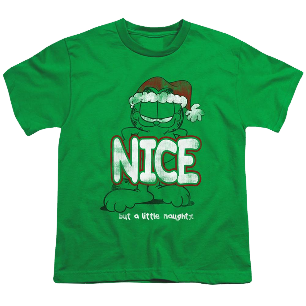 Garfield A Little Naughty - Youth T-Shirt Youth T-Shirt (Ages 8-12) Garfield   