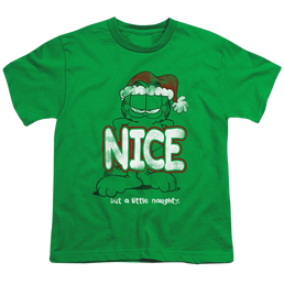 Garfield A Little Naughty - Youth T-Shirt Youth T-Shirt (Ages 8-12) Garfield   
