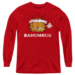 Garfield Bahumbug - Youth Long Sleeve T-Shirt Youth Long Sleeve T-Shirt Garfield   