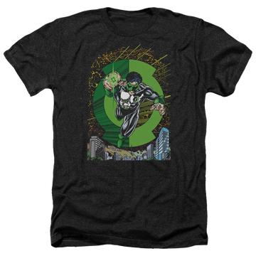 Charcoal men's heather t-shirt with Green Lantern Gl #51 Cover graphic