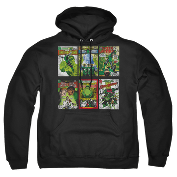 Black pullover hoodie with Green Lantern Gl Covers graphic