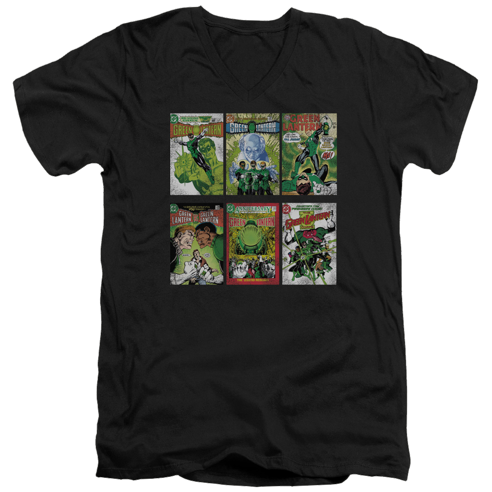 Green Lantern Gl Covers - Men's V-Neck T-Shirt Men's V-Neck T-Shirt Green Lantern   