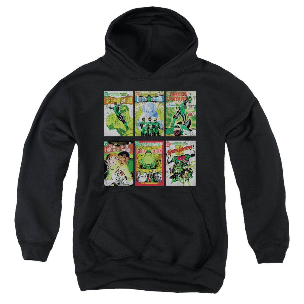 Green Lantern Gl Covers - Youth Hoodie Youth Hoodie (Ages 8-12) Green Lantern   