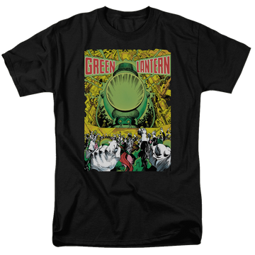 Black men's regular fit t-shirt with Green Lantern Gl #200 Cover graphic