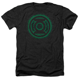 Green Lantern Green Flame Logo - Men's Heather T-Shirt Men's Heather T-Shirt Green Lantern   