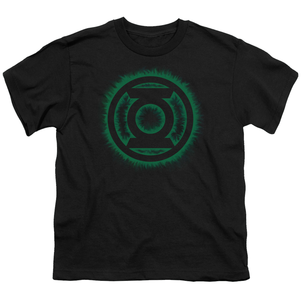 Green Lantern Green Flame Logo - Youth T-Shirt Youth T-Shirt (Ages 8-12) Green Lantern   
