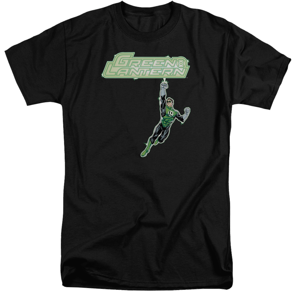 Green Lantern Energy Construct Logo - Men's Tall Fit T-Shirt Men's Tall Fit T-Shirt Green Lantern   