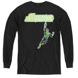 Green Lantern Energy Construct Logo - Youth Long Sleeve T-Shirt Youth Long Sleeve T-Shirt Green Lantern   